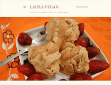 Tablet Screenshot of lauravegan.com
